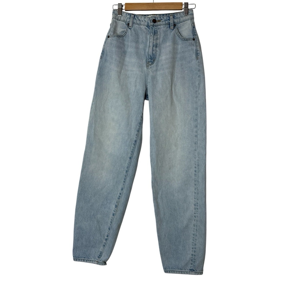 Rollas Jeans Womens 25 Genie High Rise‎ 80s Balloon Leg Light Wash Retro Denim